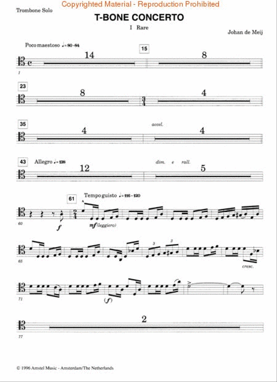 T-Bone Concerto Piano Accompaniment scores gallery preview page 3