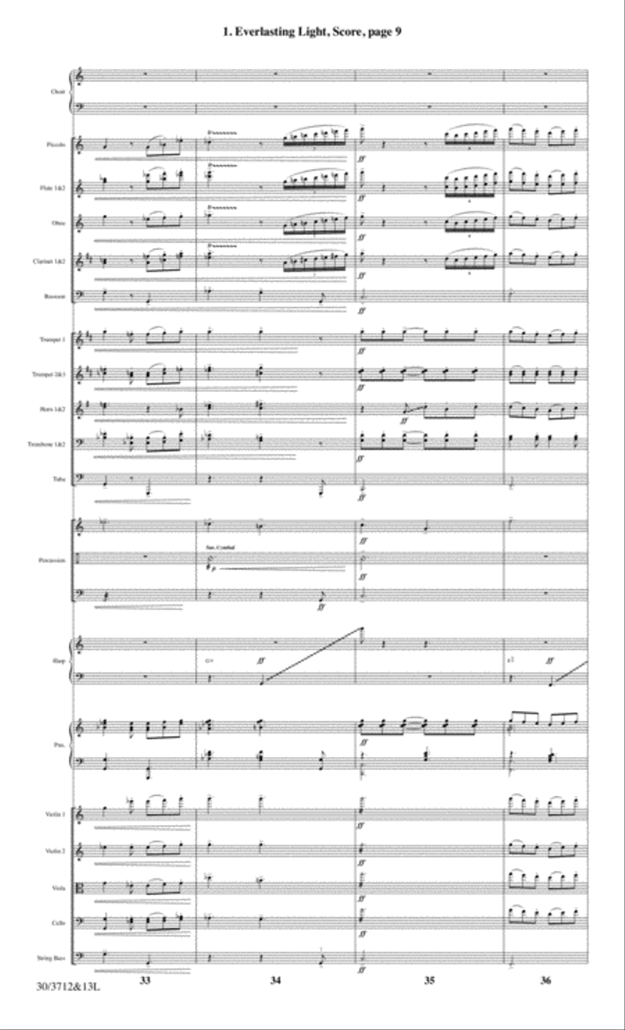 Everlasting Light - Full Score Choir scores gallery preview page 11