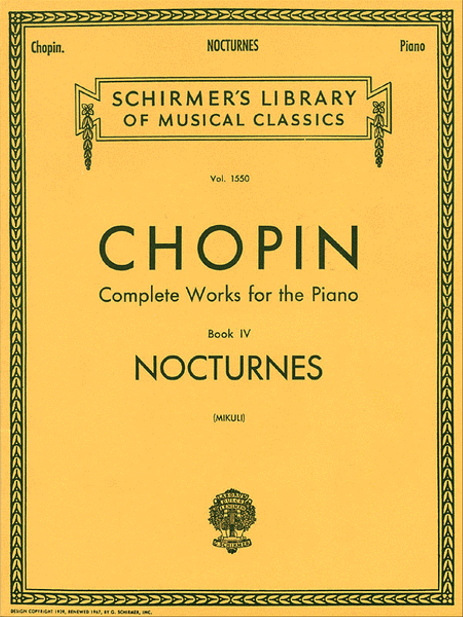 Nocturnes Piano Solo scores gallery preview page 1