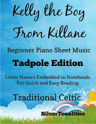 Book cover for Kelly the Boy from Killane Beginner Piano Sheet Music 2nd Edition