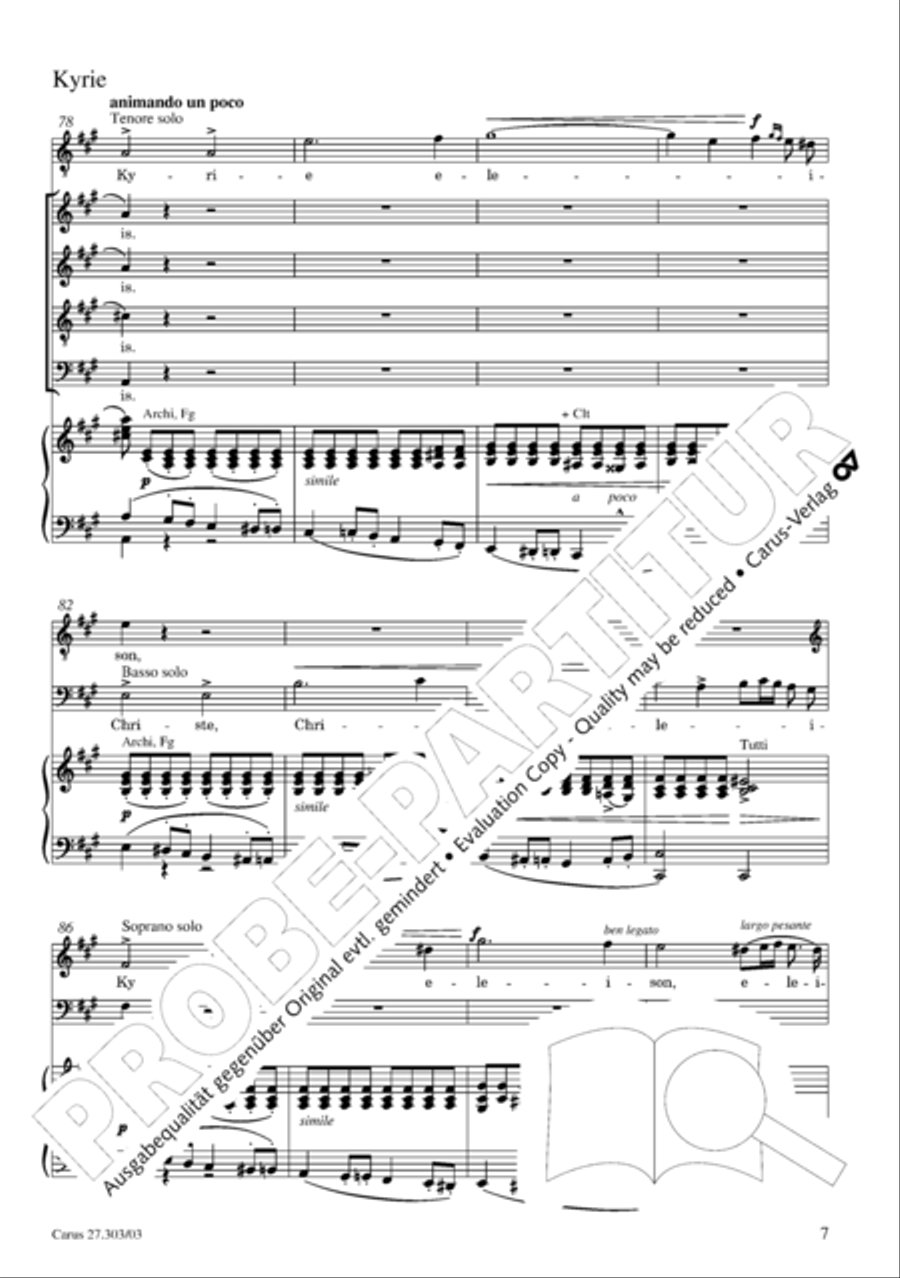 Messa da Requiem 4-Part scores gallery preview page 8