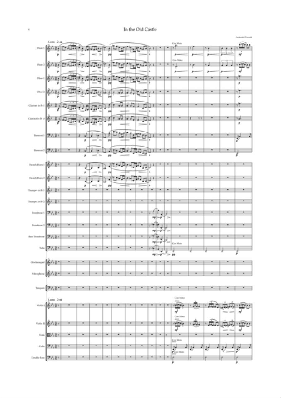 In the Old Castle Op. 85 In the Old Castle Op. 85 Full Orchestra scores gallery preview page 4