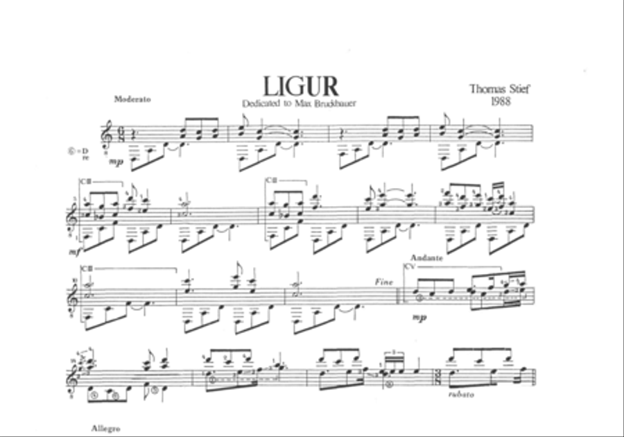 Five Moods Five Moods Guitar scores gallery preview page 3