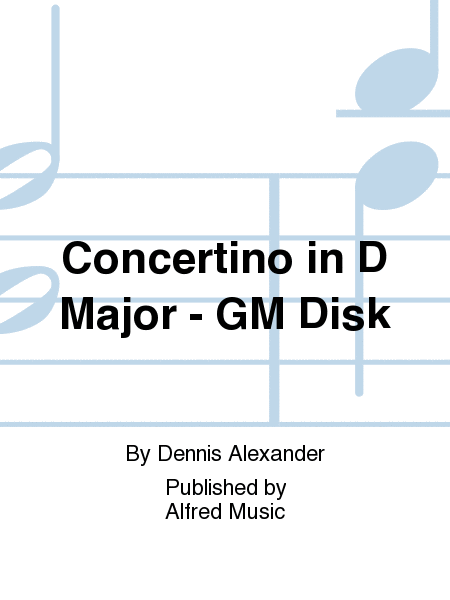 Concertino in D Major - GM Disk