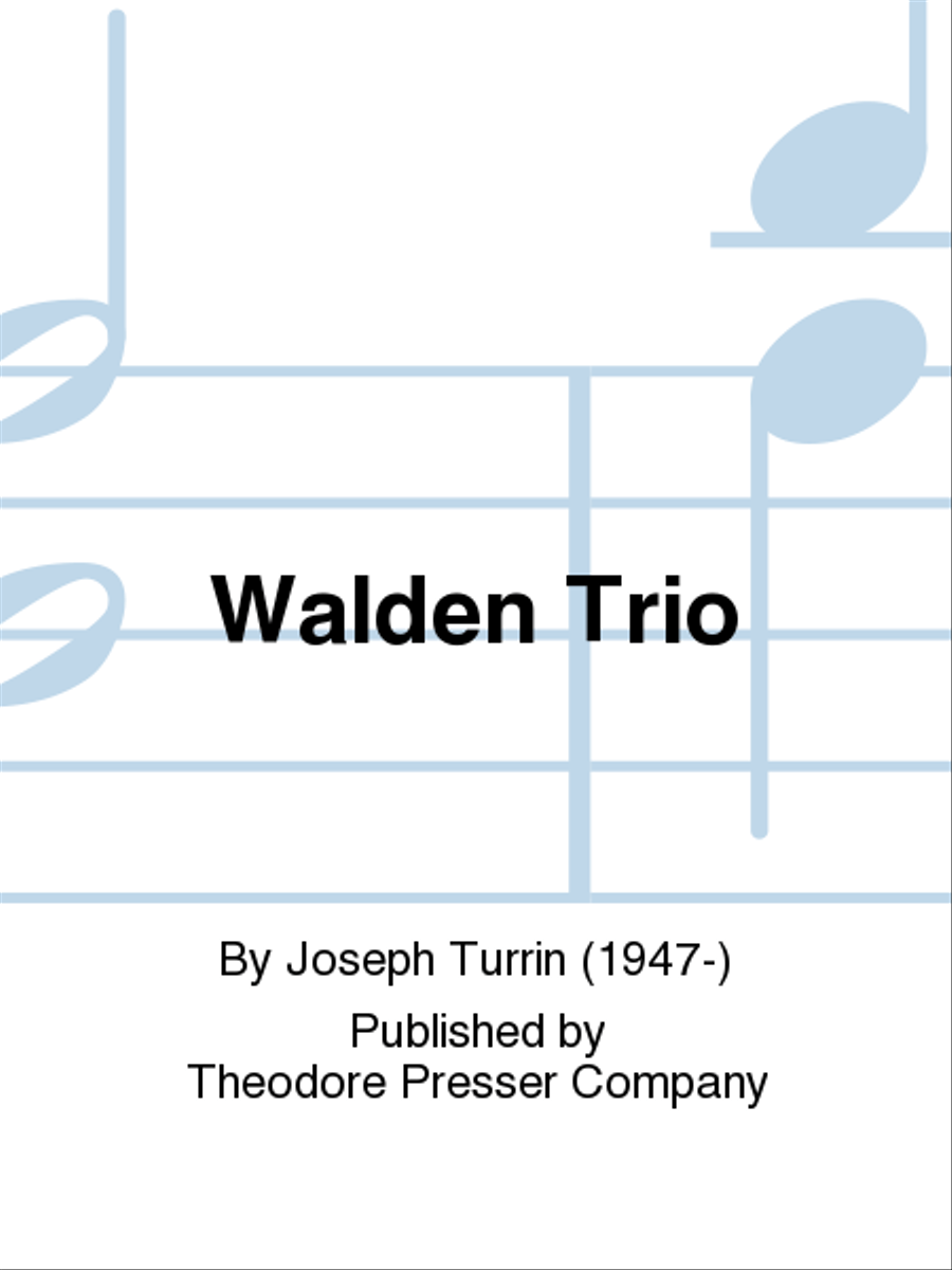 Walden Trio Walden Trio Chamber Music scores gallery preview page 1