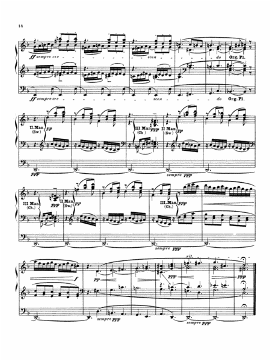 Reger: Two Easy Preludes and Fugues, Op. 56 Organ scores gallery preview page 5