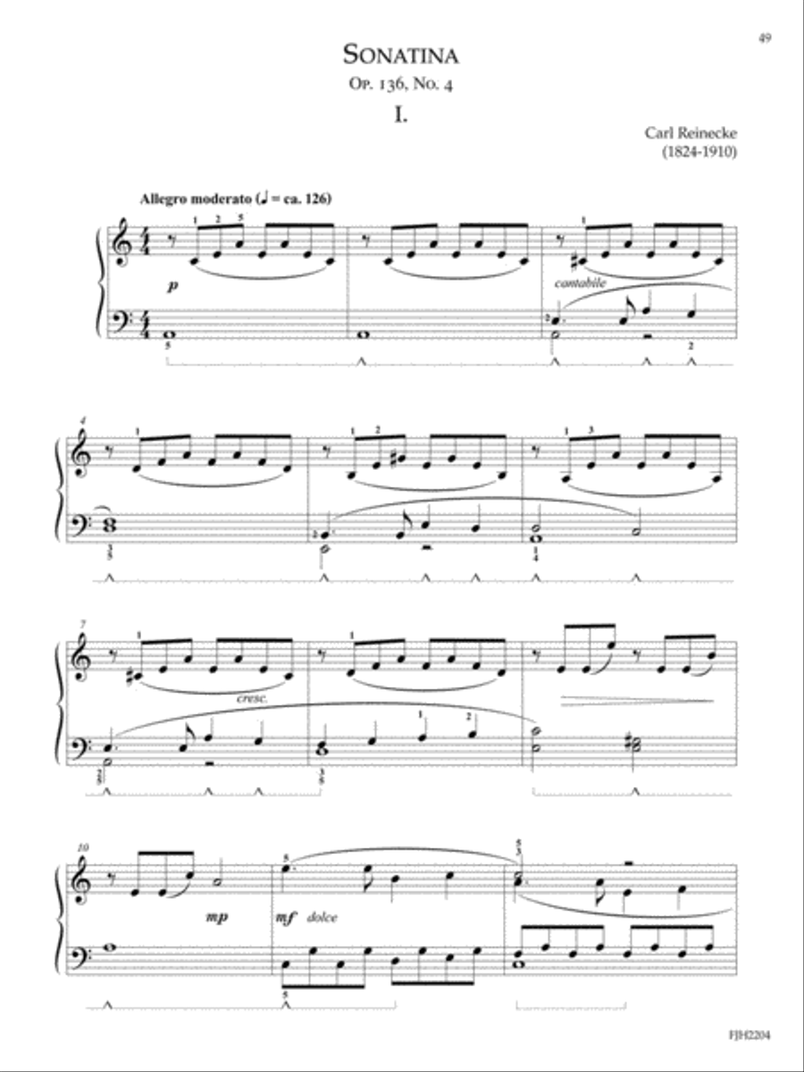 Sonatinas, Book 4 Piano Method scores gallery preview page 4