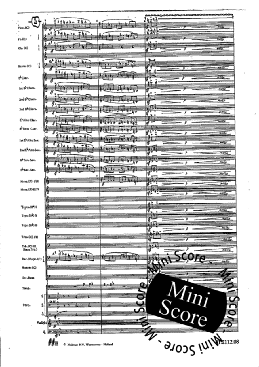 Tre Dodecapricci Concert Band scores gallery preview page 8