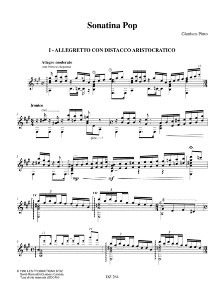 Sonatina Pop Electric Guitar scores gallery preview page 3