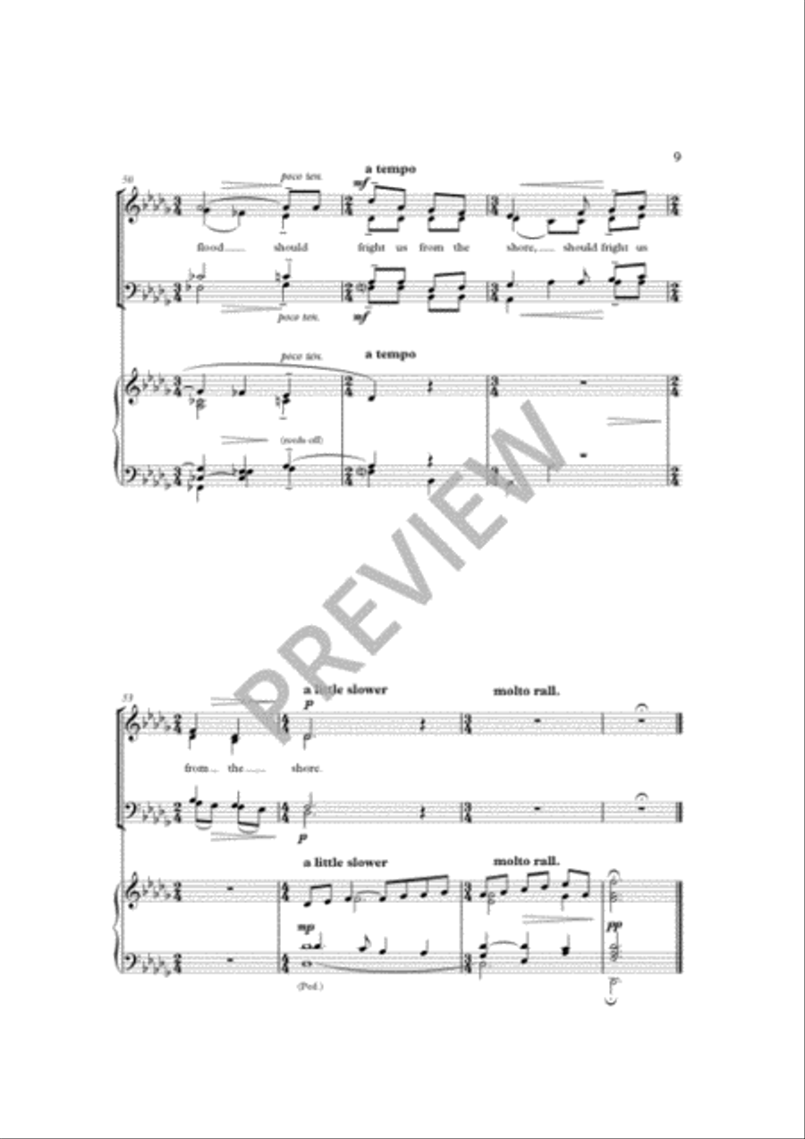 There is a land of pure delight 4-Part scores gallery preview page 9
