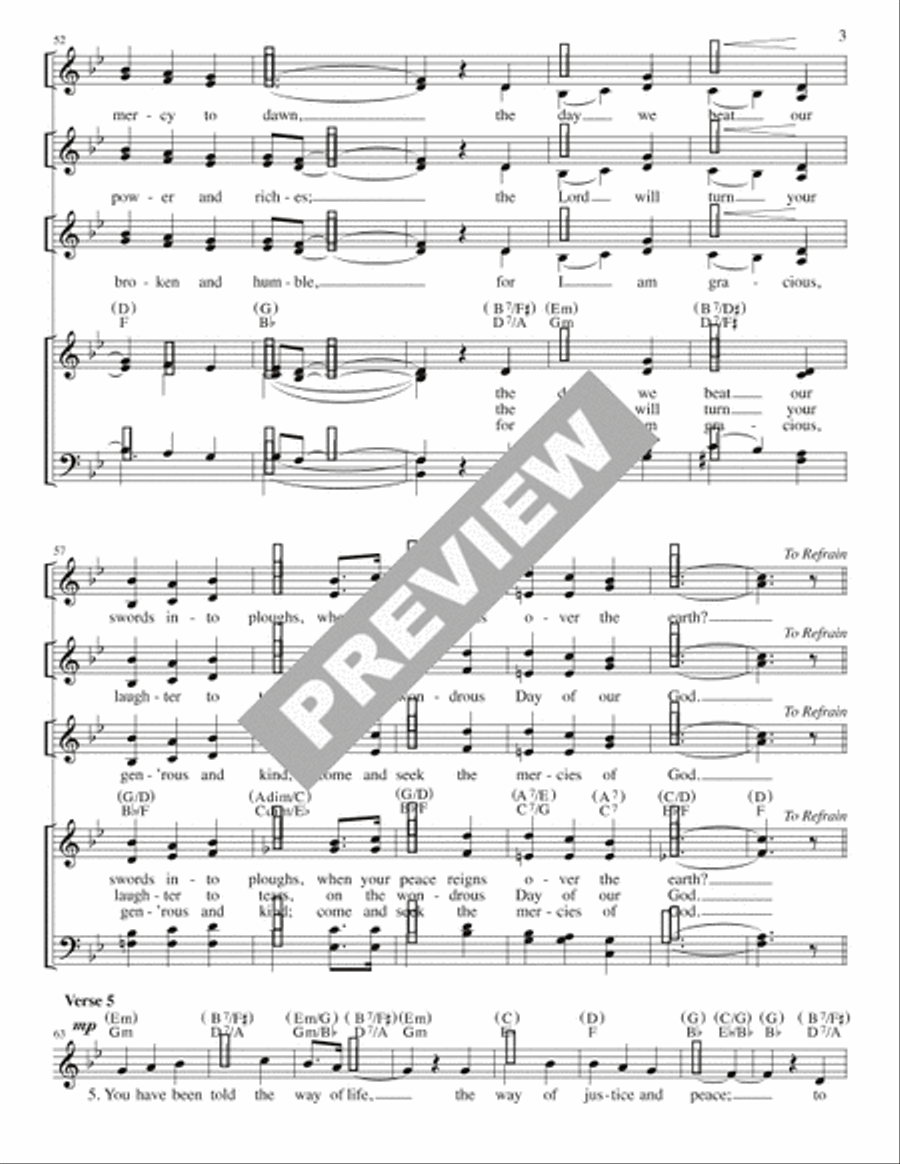 Let Justice Roll Like a River - Guitar edition Guitar scores gallery preview page 4