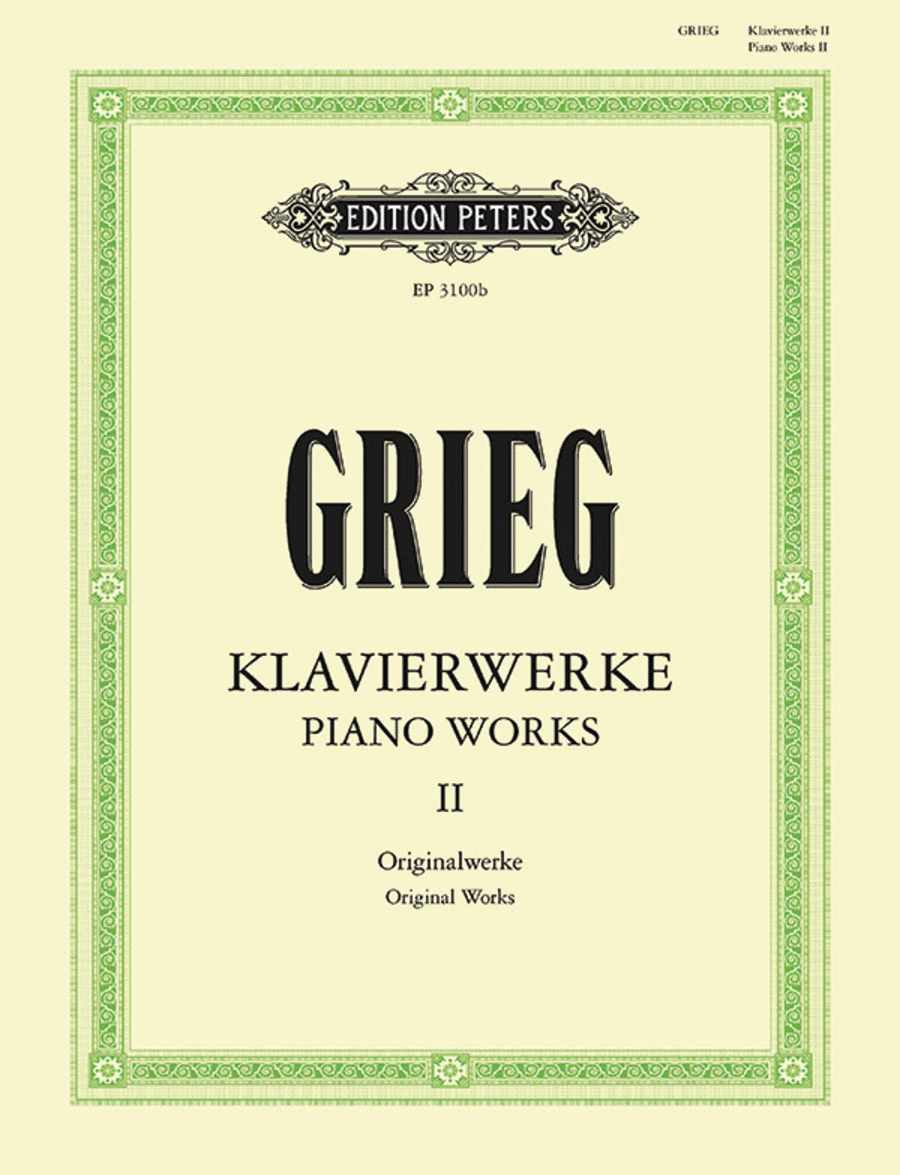 Edvard Grieg : Piano Works Volume 2