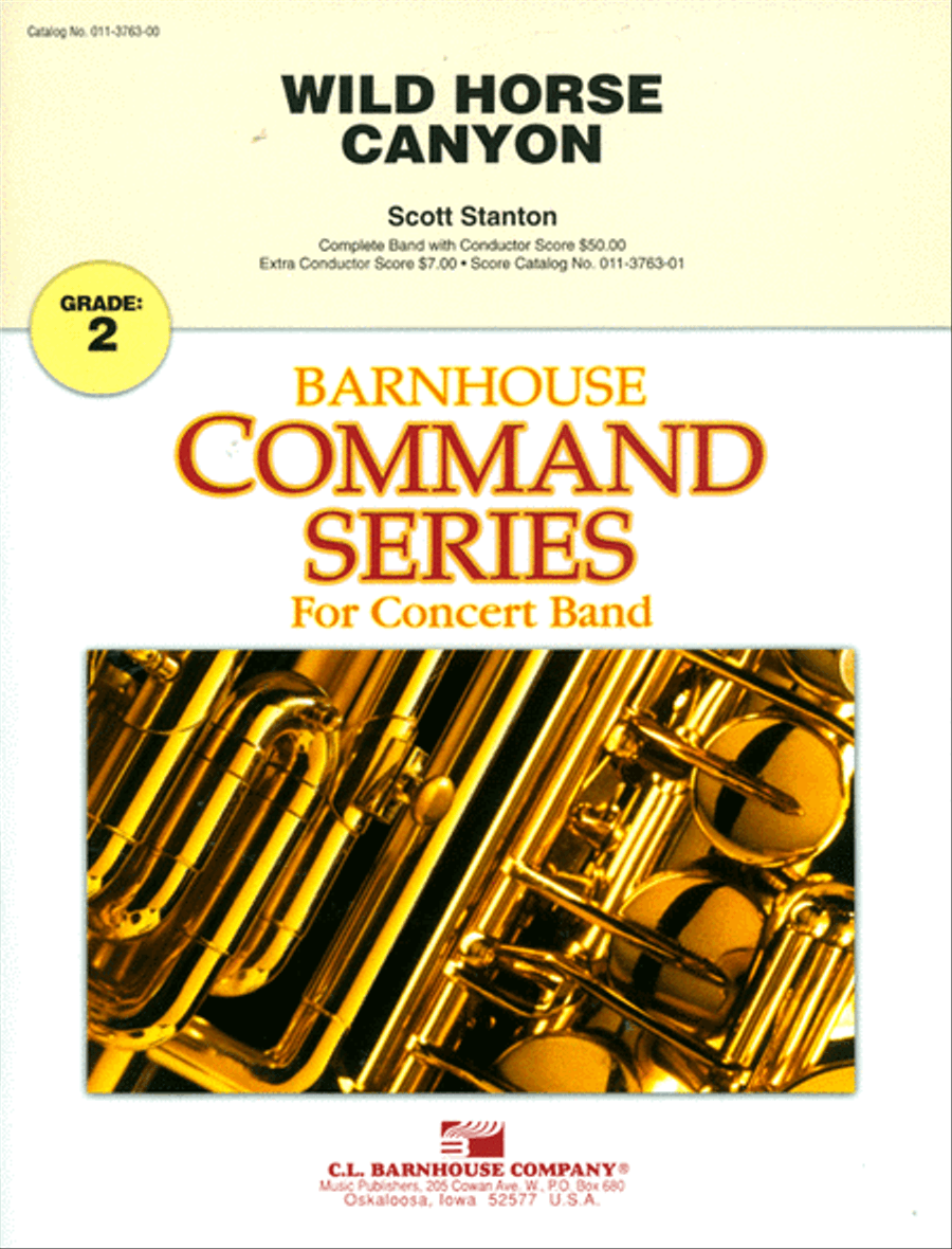 Wild Horse Canyon Concert Band scores gallery preview page 1