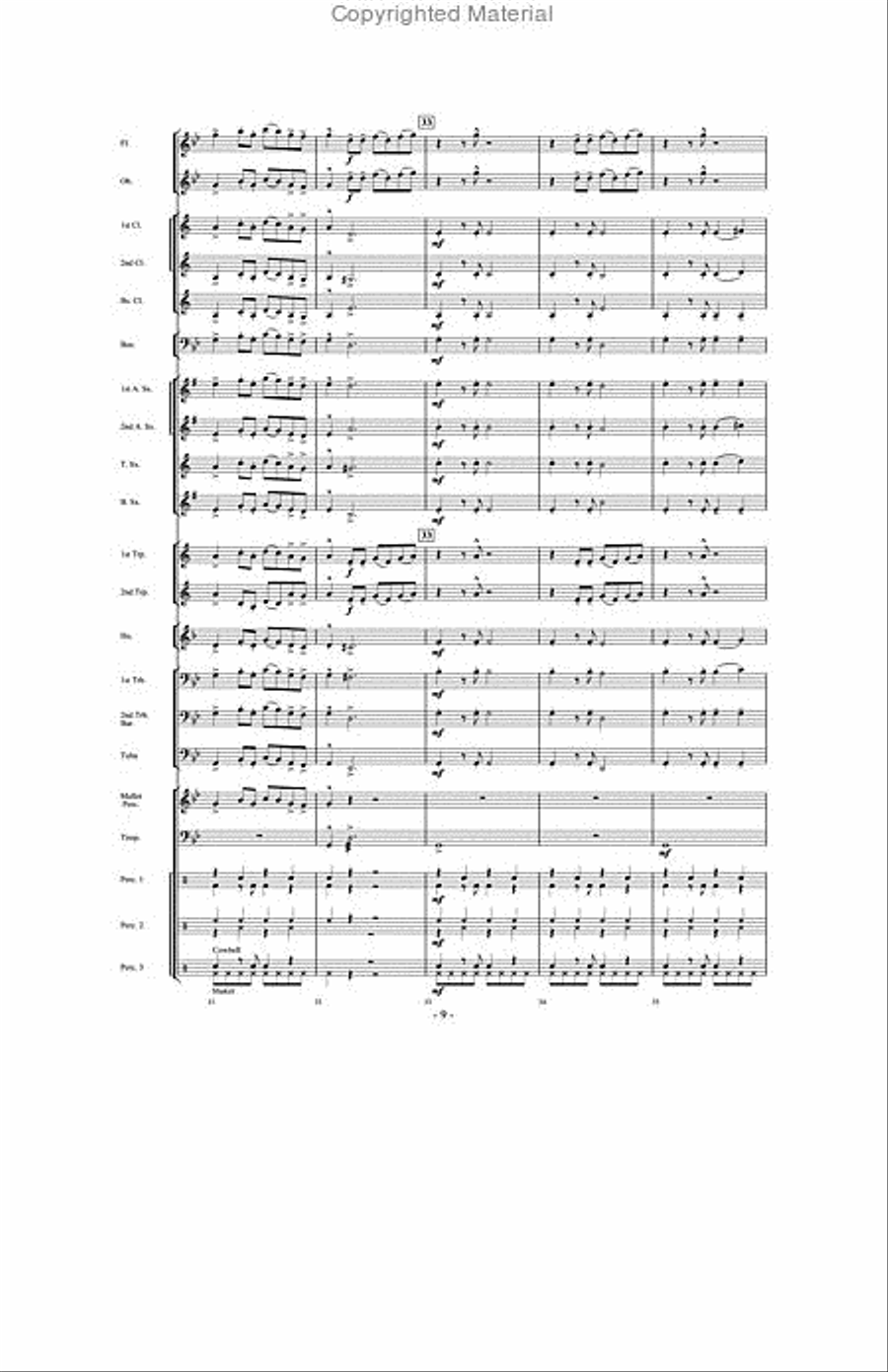 And Then There Were Drums Concert Band scores gallery preview page 8