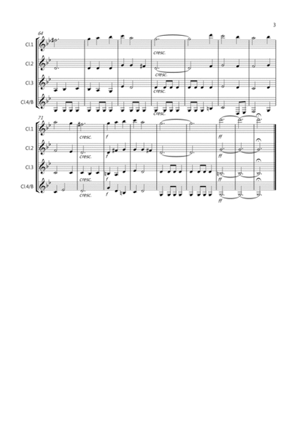 Coventry Carol for Clarinet Quartet image number null