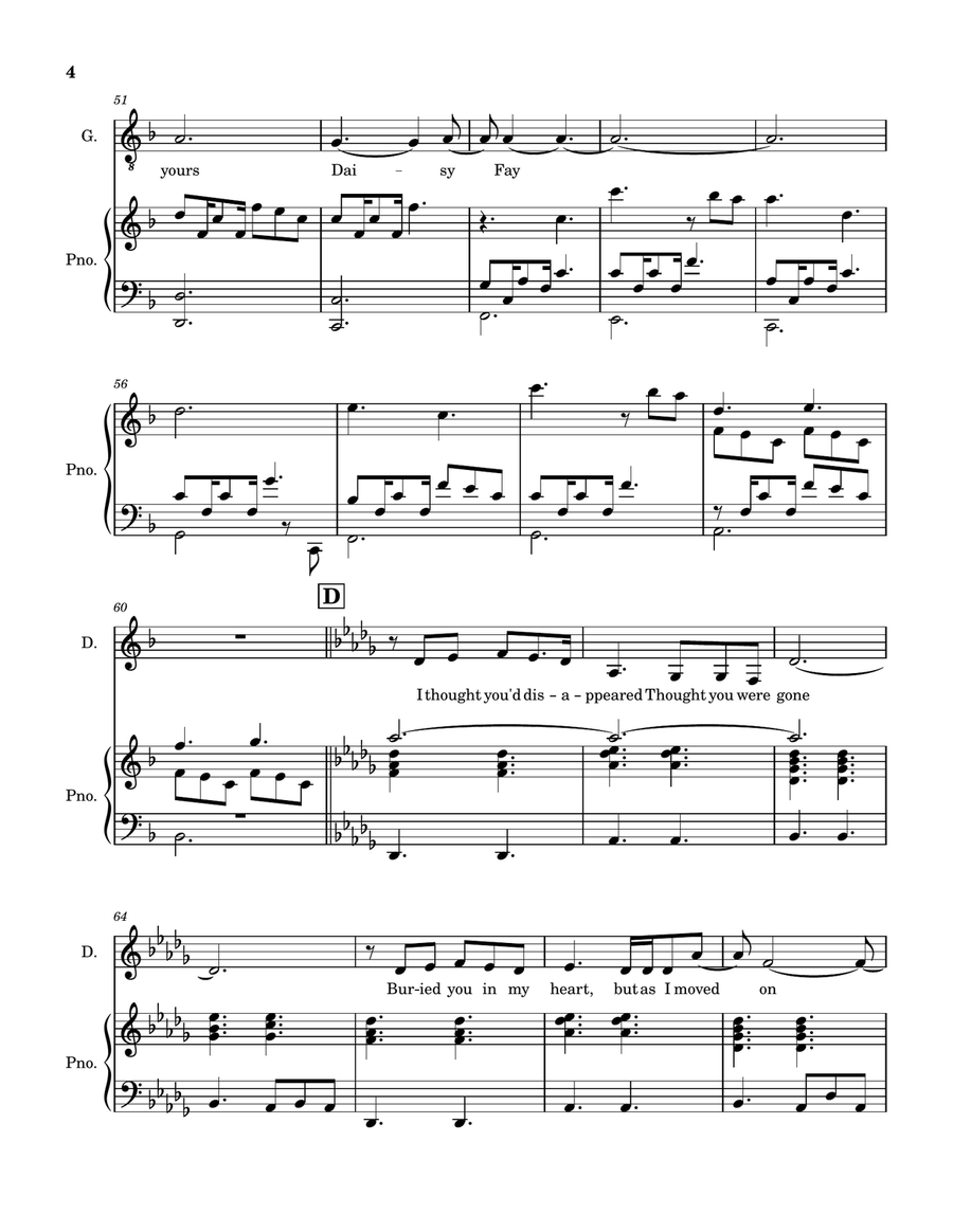 My Green Light Tenor Voice scores gallery preview page 4