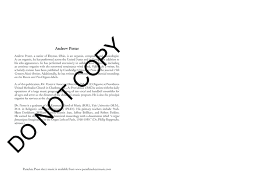 The Lamb 2-Part scores gallery preview page 3