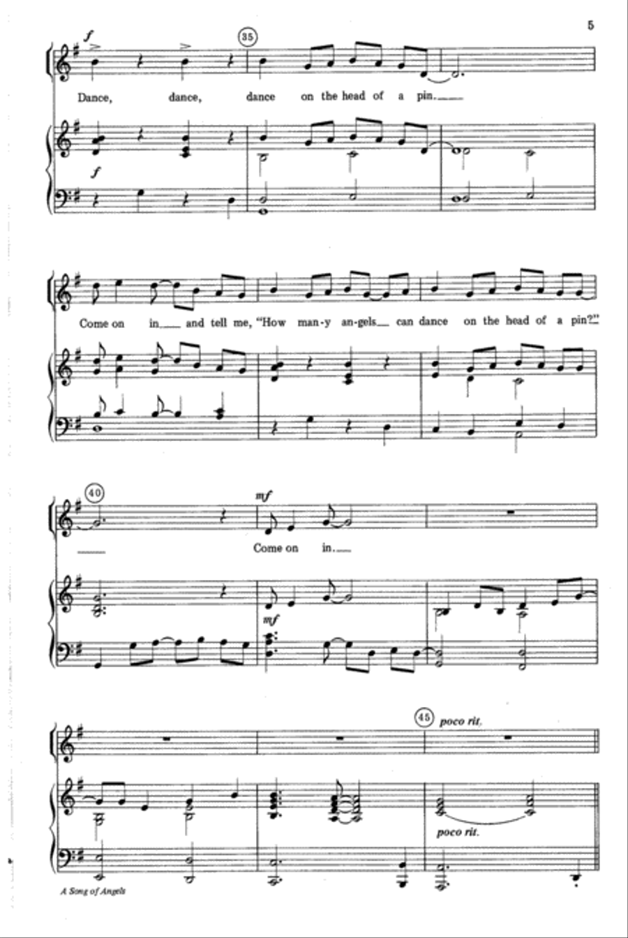 A Song of Angels A Song of Angels 3-Part scores gallery preview page 4