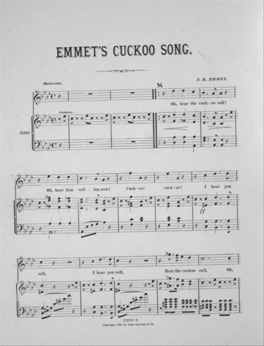 Emmet's Fritz in Ireland. Emmet's Cuckoo Song Voice scores gallery preview page 2