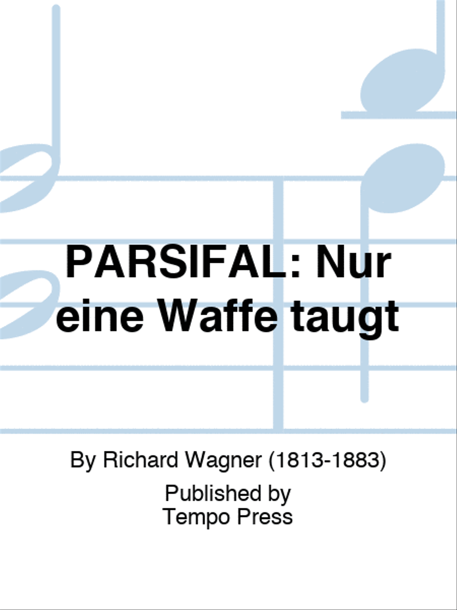 PARSIFAL: Nur eine Waffe taugt Set of Parts scores gallery preview page 1