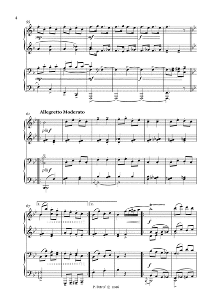 Offenbach - Infernal Gallop (Can-Can) - piano 4 hands image number null