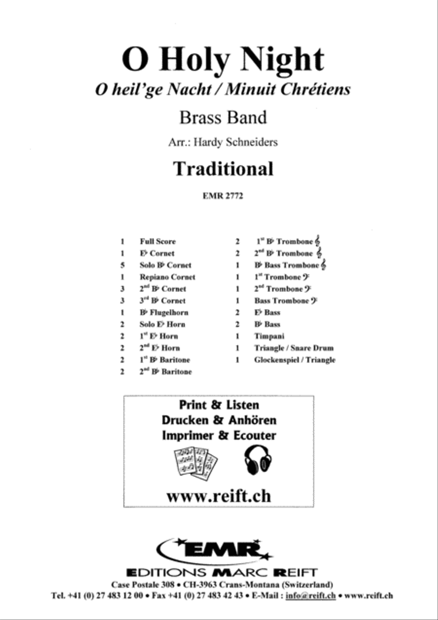 O Holy Night O Holy Night Brass Band scores gallery preview page 2