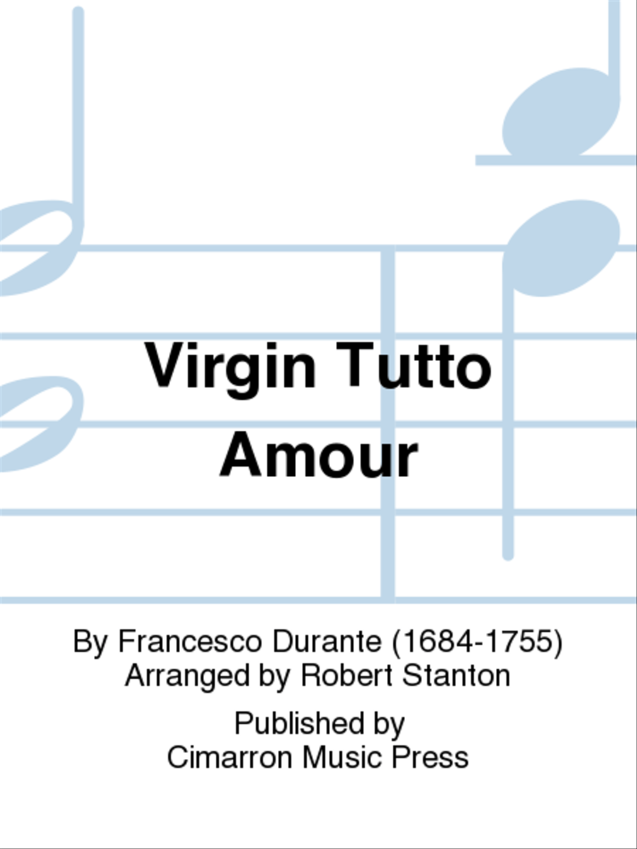 Virgin Tutto Amour Woodwind Trio scores gallery preview page 1