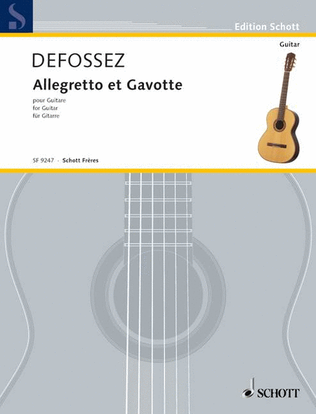 Book cover for Allegretto and Gavotte