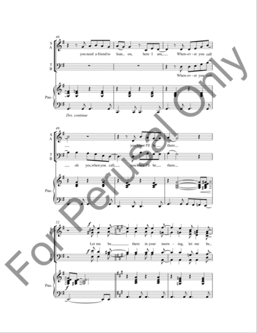 Let Me Be There Let Me Be There 4-Part scores gallery preview page 7