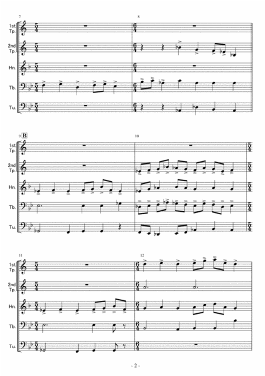 <Brass Quintet> <Brass Quintet>