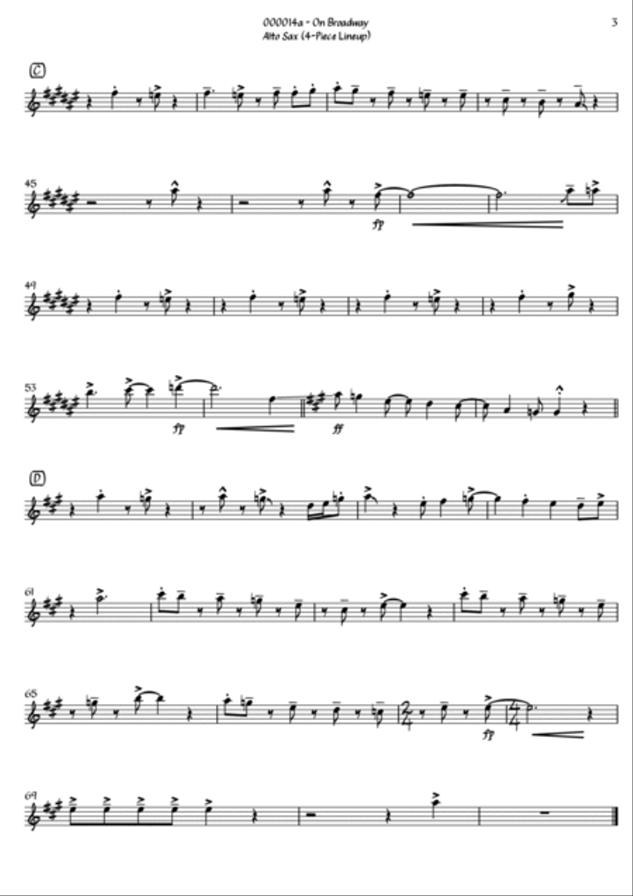On Broadway Small Ensemble scores gallery preview page 6