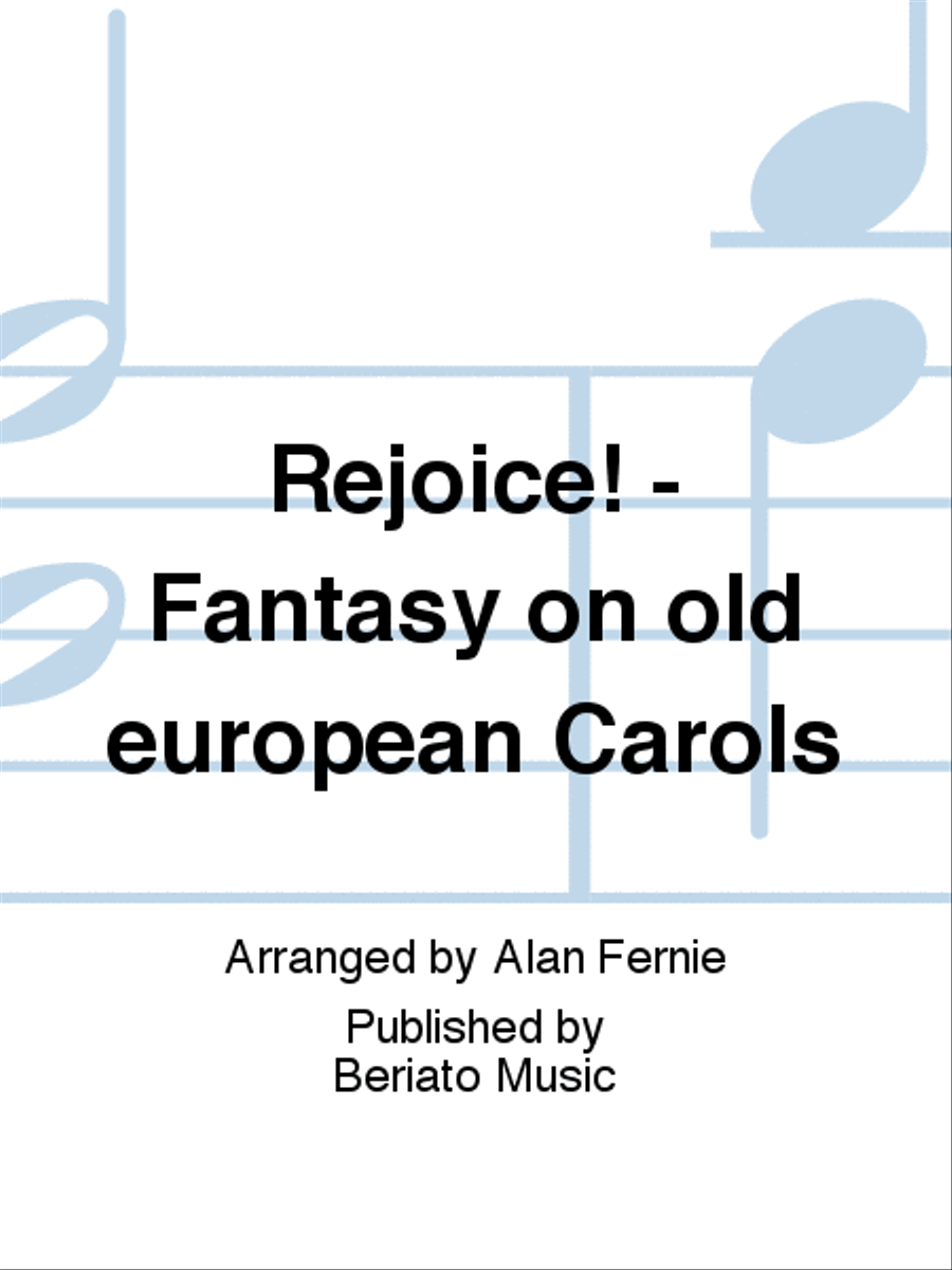 Rejoice! - Fantasy on old european Carols Brass Ensemble scores gallery preview page 1