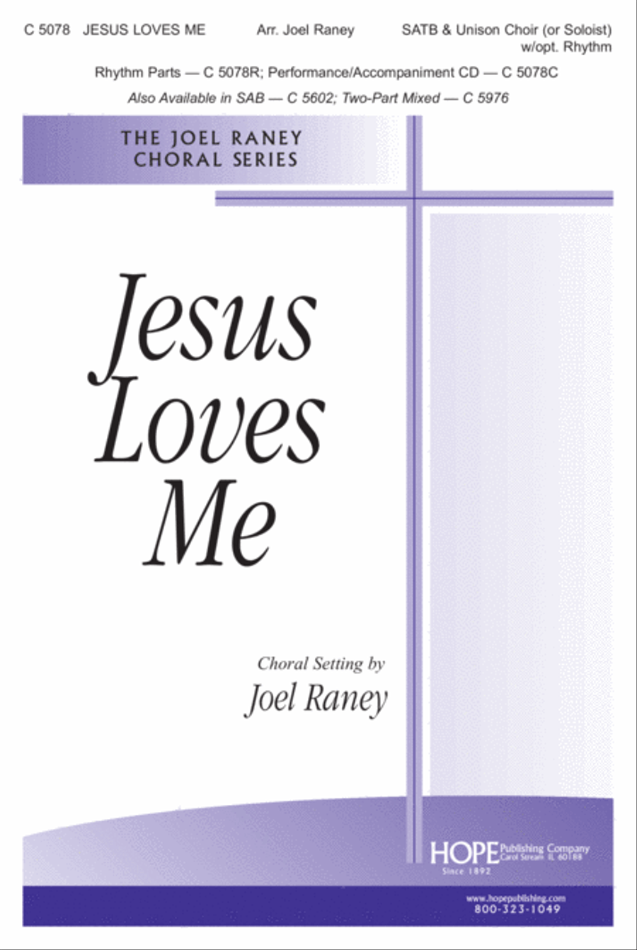 Jesus Loves Me 4-Part scores gallery preview page 2