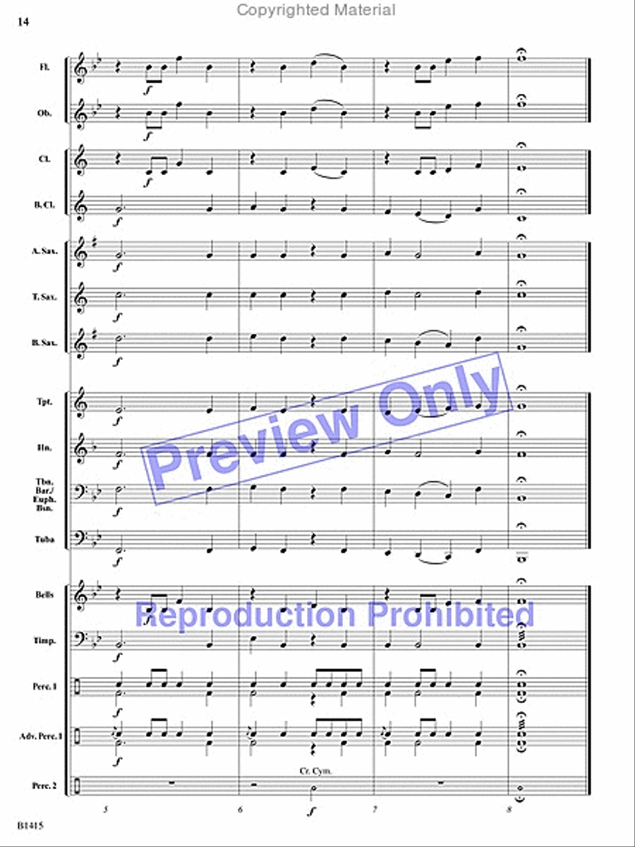 Hallelujah Chorus Hallelujah Chorus Concert Band scores gallery preview page 27