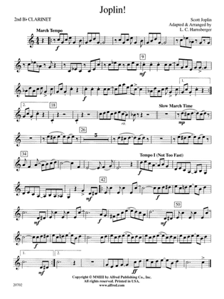 Joplin!: 2nd B-flat Clarinet