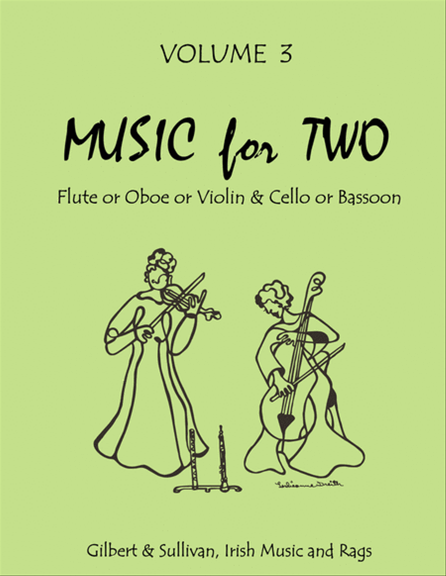 Music for Two, Volume 3 - Flute/Oboe/Violin and Cello/Bassoon Bassoon scores gallery preview page 1