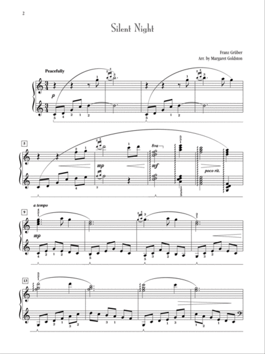 The Virtuosic Christmas Performer Piano Solo scores gallery preview page 3