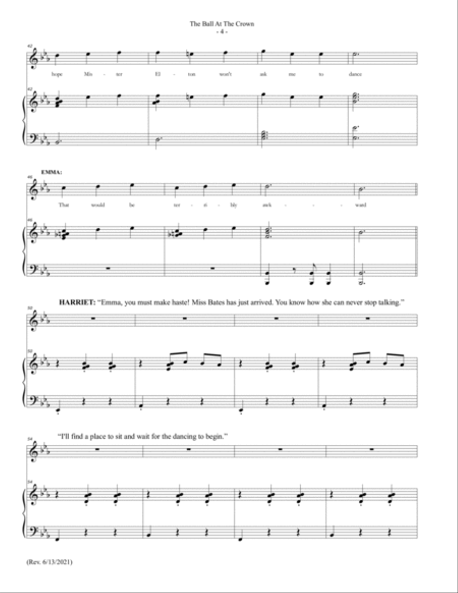 The Ball At The Crown Voice scores gallery preview page 4