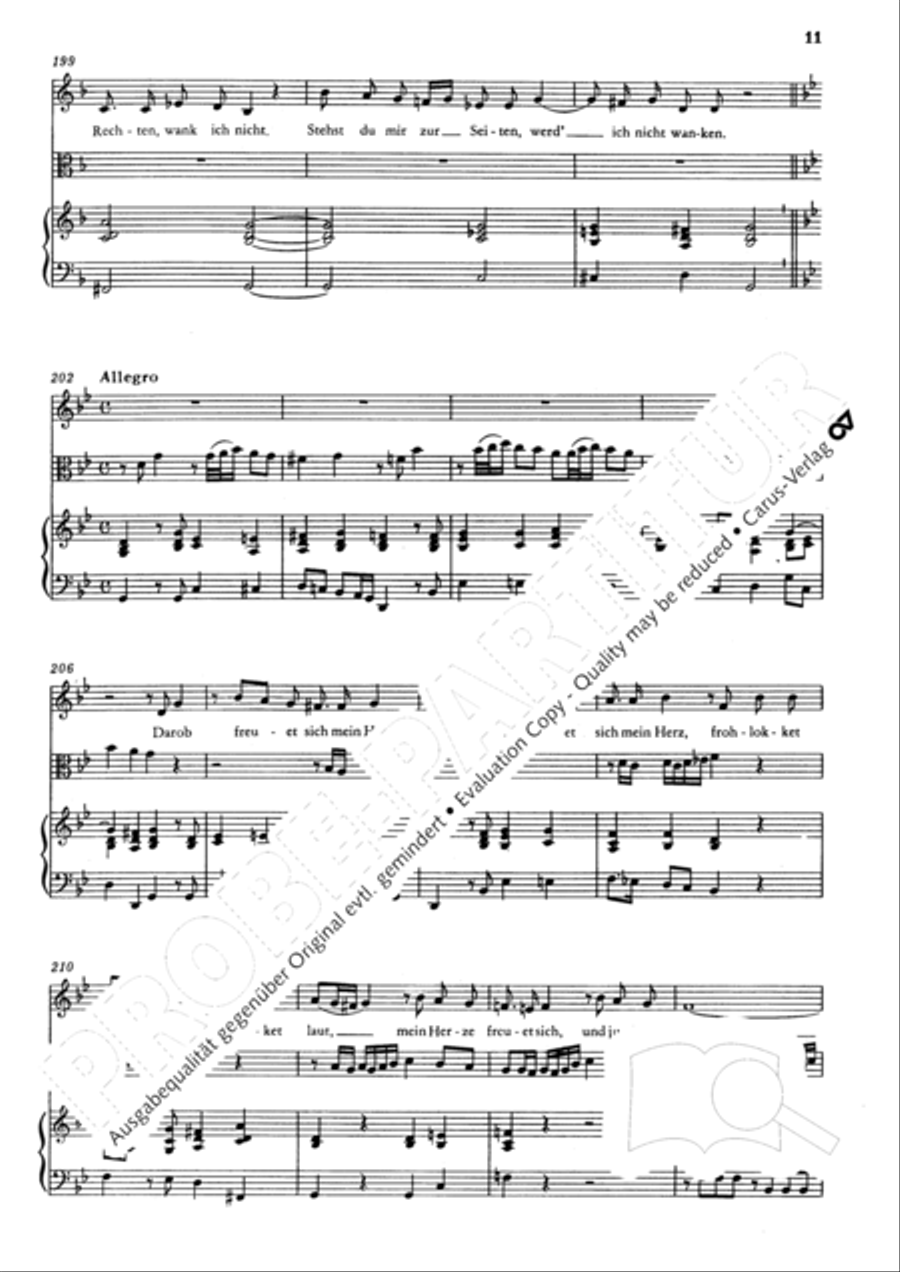 O mein Gott, du meine Hoffnung Alto Voice scores gallery preview page 12