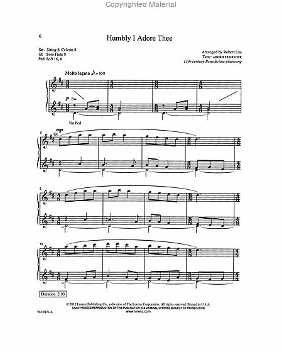 Adoration Adoration Organ Solo scores gallery preview page 3