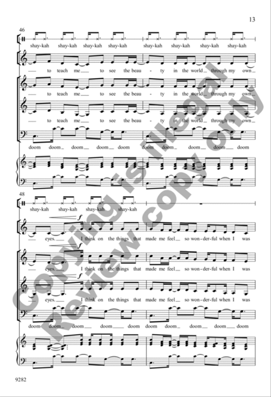 Wanting Memories Wanting Memories 3-Part scores gallery preview page 13