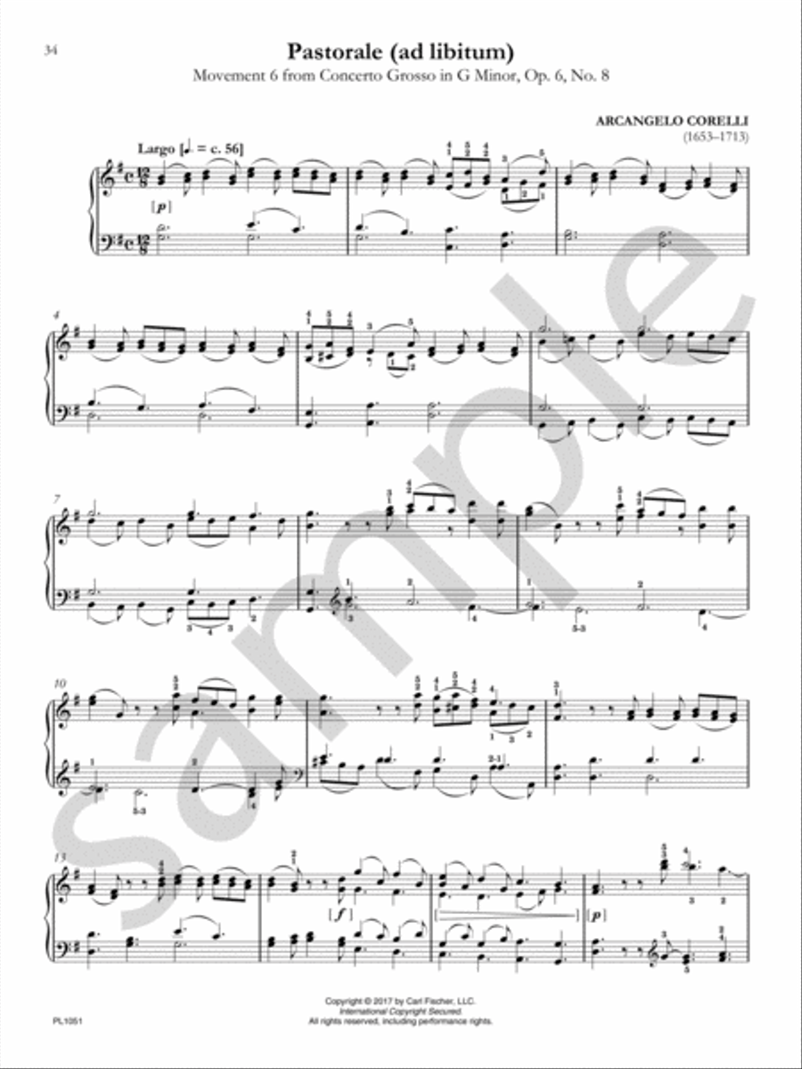 The Pastorale The Pastorale Piano Solo scores gallery preview page 9