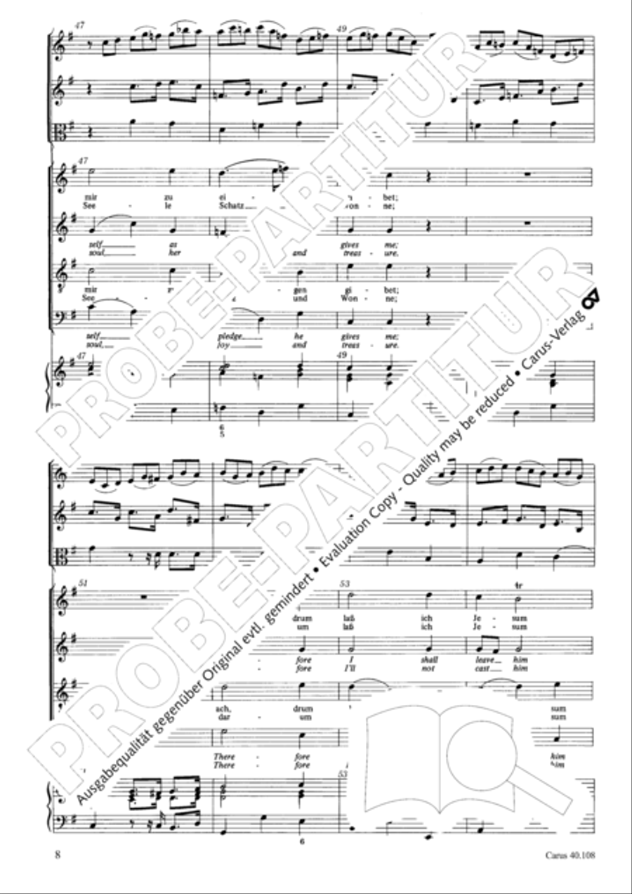 Jesus bleibet meine Freude 4-Part scores gallery preview page 9