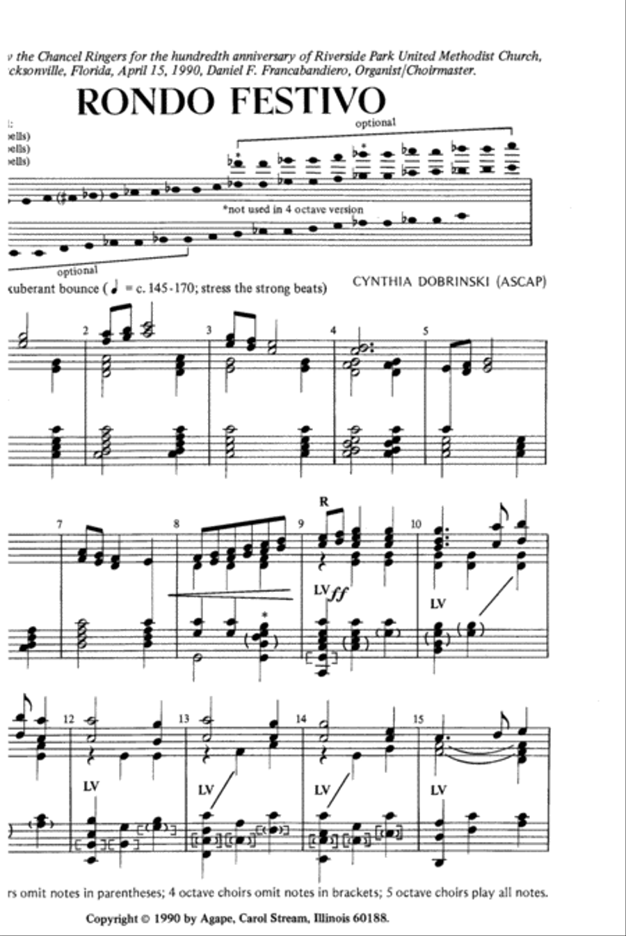 Rondo Festivo Rondo Festivo 5-Octaves scores gallery preview page 2