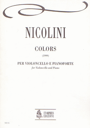 Book cover for Colors for Violoncello and Piano (1999)