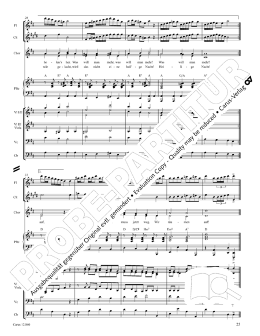 Ochs und Esel wissen mehr Orchestra scores gallery preview page 25