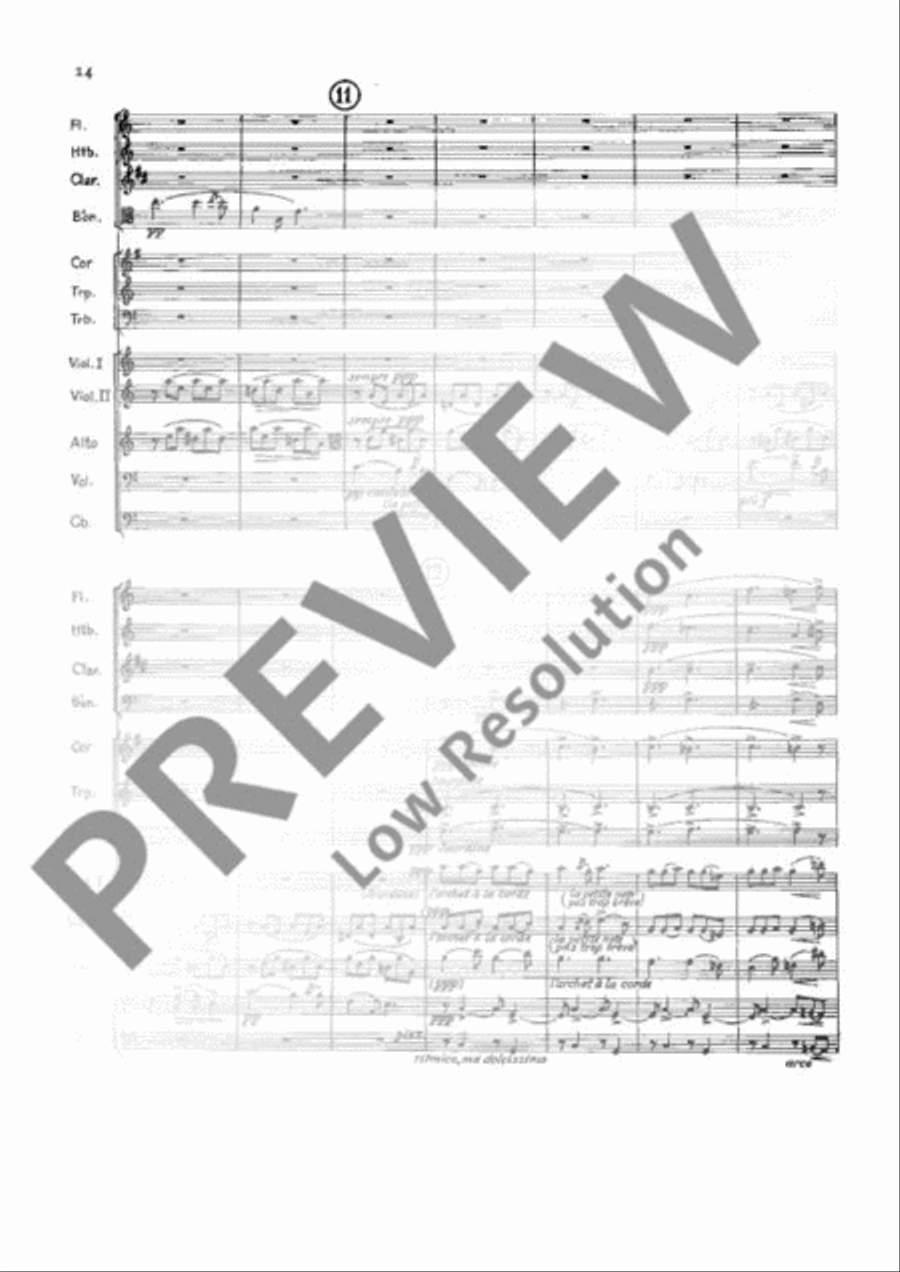 Sérénade Chamber Orchestra scores gallery preview page 15