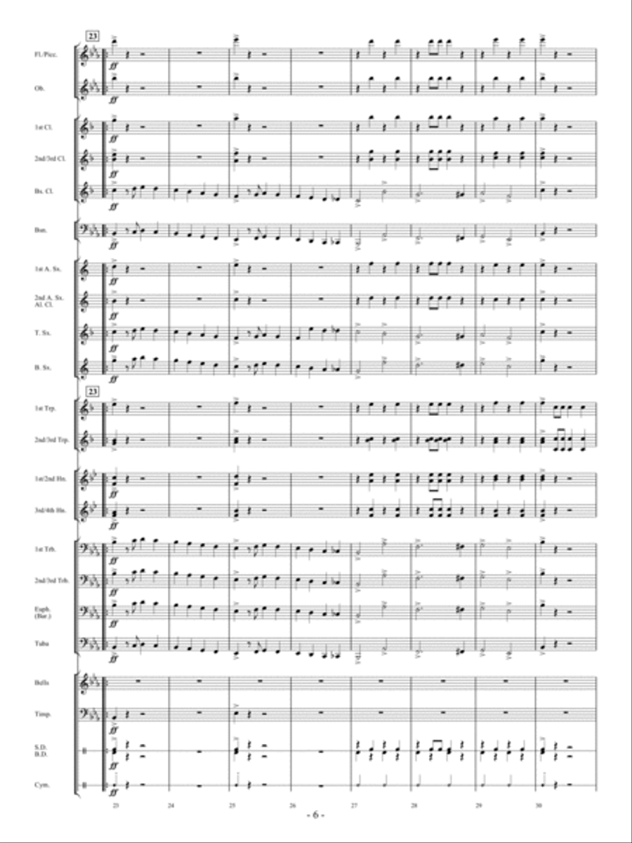 Mt. Healthy Concert Band scores gallery preview page 5