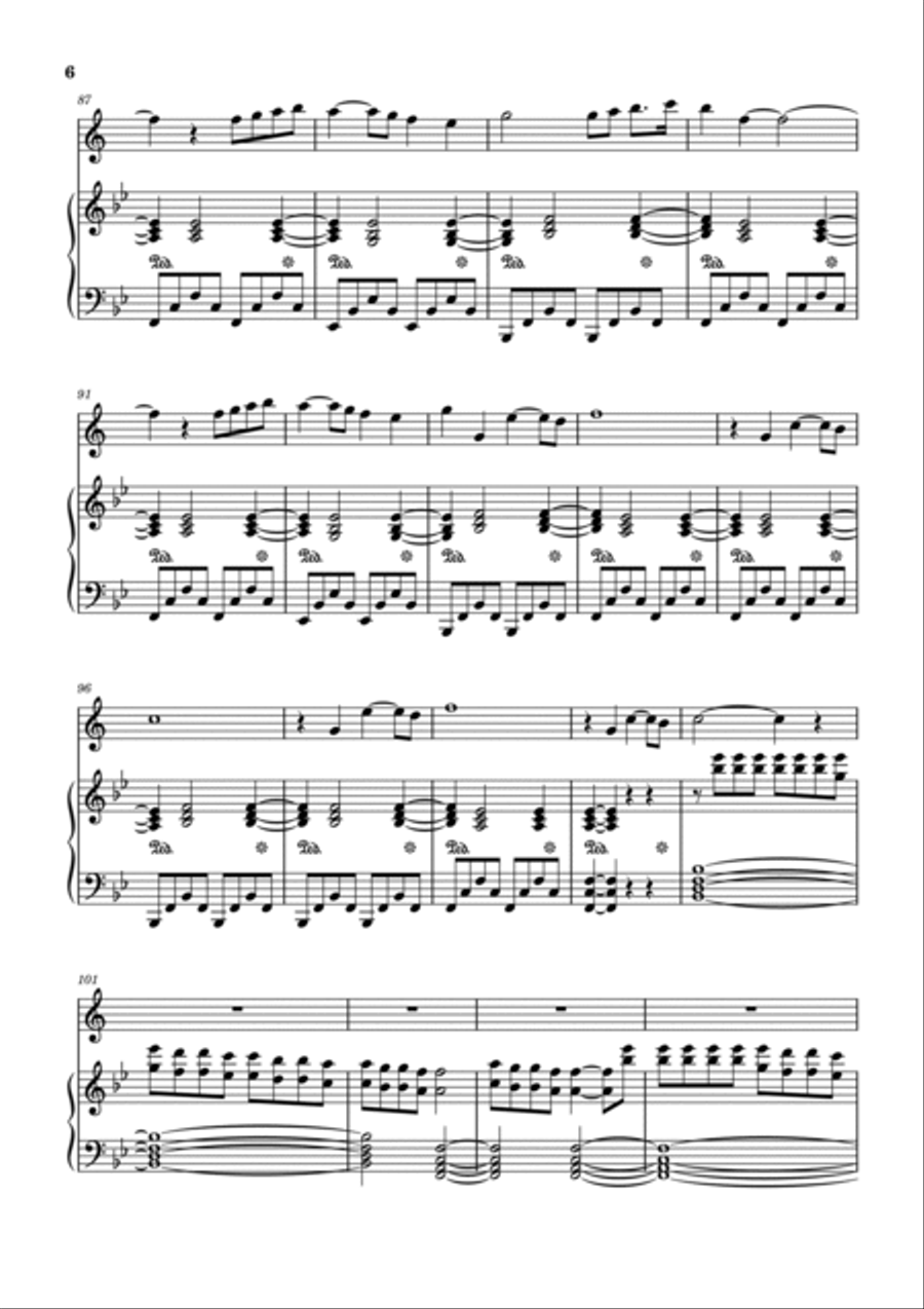 I Have A Dream B-Flat Clarinet scores gallery preview page 6
