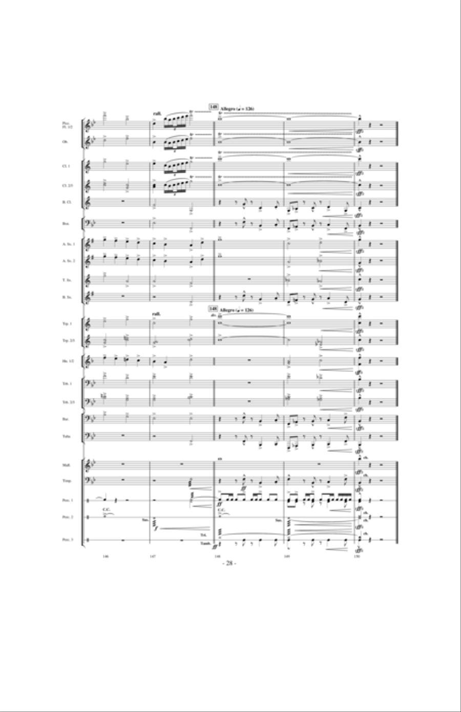 Beyond the Higher Skies Concert Band scores gallery preview page 27